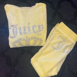 Yellow Juicy Couture Valor Short Set